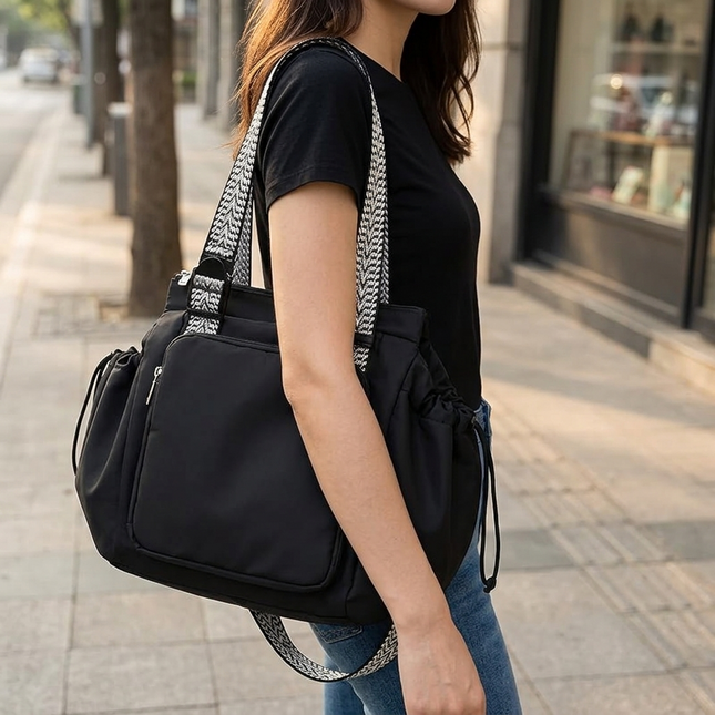 Everyday Tote Bag - 15-Pocket Organization, Convertible, Water-Resistant