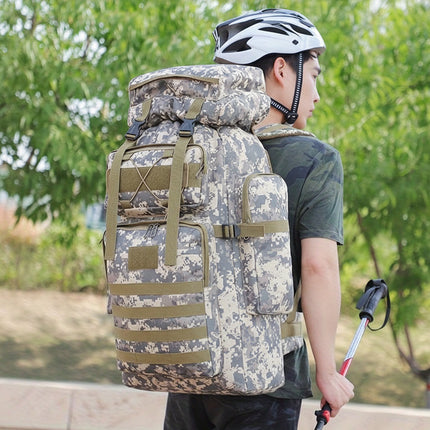 Large Capacity Tactical Hiking Backpack - Durable, Zippered Gear Daypack