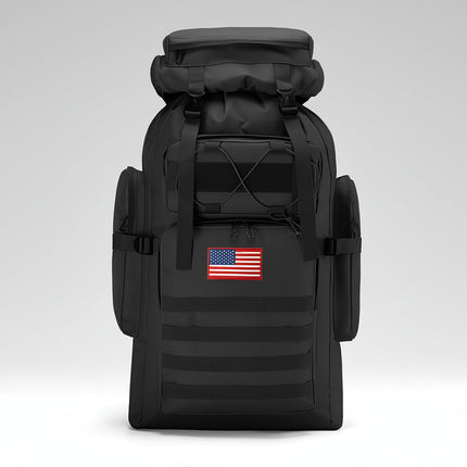 Large Capacity Tactical Hiking Backpack - Durable, Zippered Gear Daypack