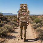 Large Capacity Tactical Hiking Backpack - Durable, Zippered Gear Daypack