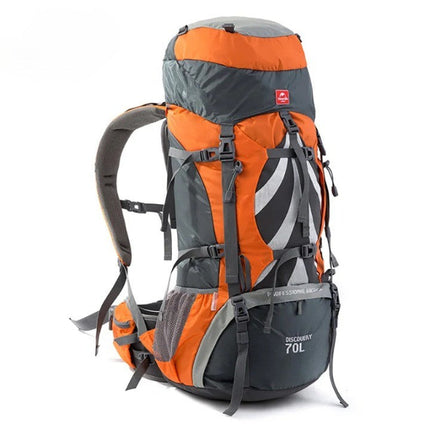 70L Hiking Backpack - Large Capacity, Durable Nylon, Outdoor Travel Pack