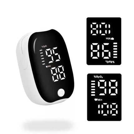 Fingertip Pulse Oximeter - Blood Oxygen, SpO2 and Pulse Rate LED Monitor