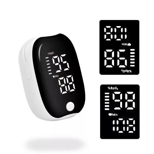 Fingertip Pulse Oximeter - Blood Oxygen, SpO2 and Pulse Rate LED Monitor