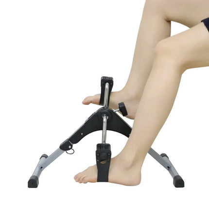 Foldable Mini Under Desk Exercise Bike - Compact, Dual-Use Pedal Design