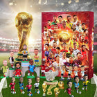 Football Figures Advent Calendar - 24 Day Countdown, Collectible Fan Set