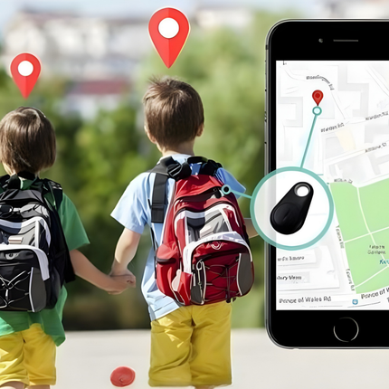 Kids GPS Tracker - Real-Time Locator, SOS Alert, Waterproof, Bluetooth