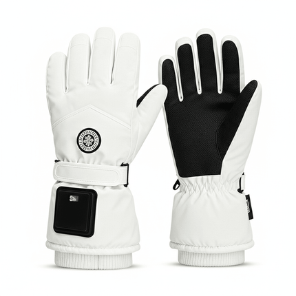 Rechargeable Touchscreen Heated Gloves - 1200mAh, 3 Heat Modes