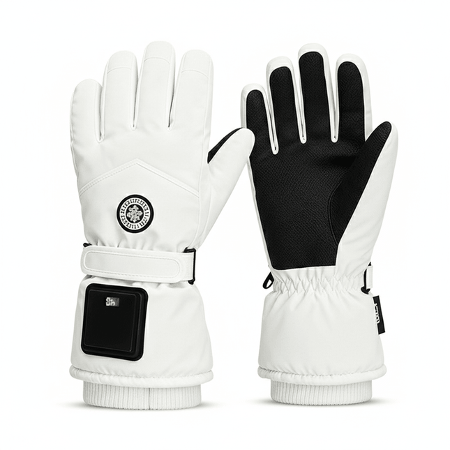 Rechargeable Touchscreen Heated Gloves - 1200mAh, 3 Heat Modes