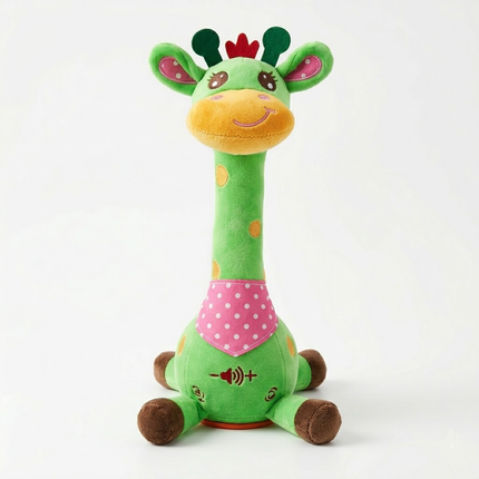 Singing Giraffe Plush Toy - Nursery Rhymes, Talk-Back, Soft Cuddle