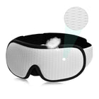 3D Blackout Sleep Mask - Contoured Zero-Pressure Eye Cups for Travel