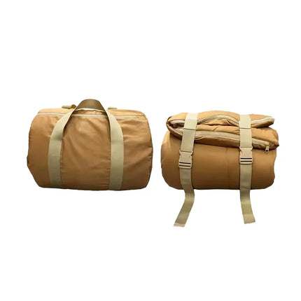 3-Season Flannel Sleeping Bag - Waterproof, Pillow, Warm Envelope Design