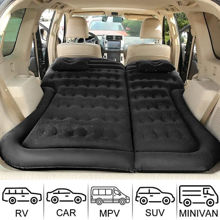 Portable Inflatable Car Mattress - Built-In Pump, Foldable, Versatile