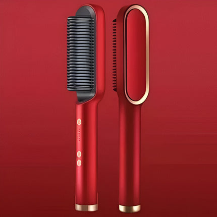 Electric Hot Comb - Hair Straightening Brush, Heated Styling Tool, PBT