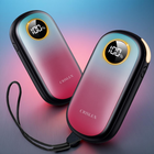 Aluminum Hand Warmer - Reusable Metal Dual Pack, USB Rechargeable Set