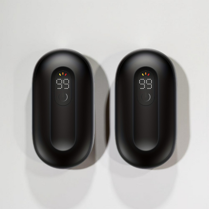 Magnetic Hand Warmer - 2-in-1 Rechargeable, LED Display, 3 Heat Levels