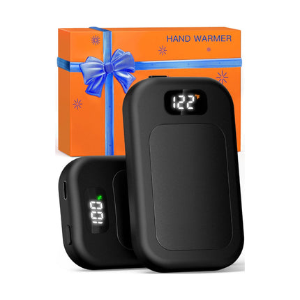 Rechargeable Pocket Warmer - 2-Pack, LED Display, USB Charging Warmth