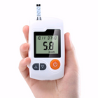 Blood Glucose Meter - 100 Test Strips, Lancets, Fast At-Home Readings