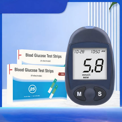 Blood Glucose Monitor Kit - Fast At-Home Blood Sugar Test, 300 Readings