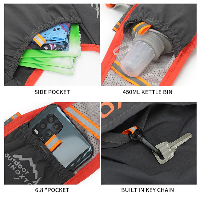 Breathable Running Backpack Vest - Ultralight, Adjustable Hiking Pack