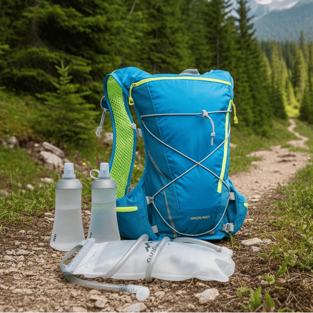 Hydration Pack - 8L Capacity, 1.5L Bladder, Lightweight Running Design