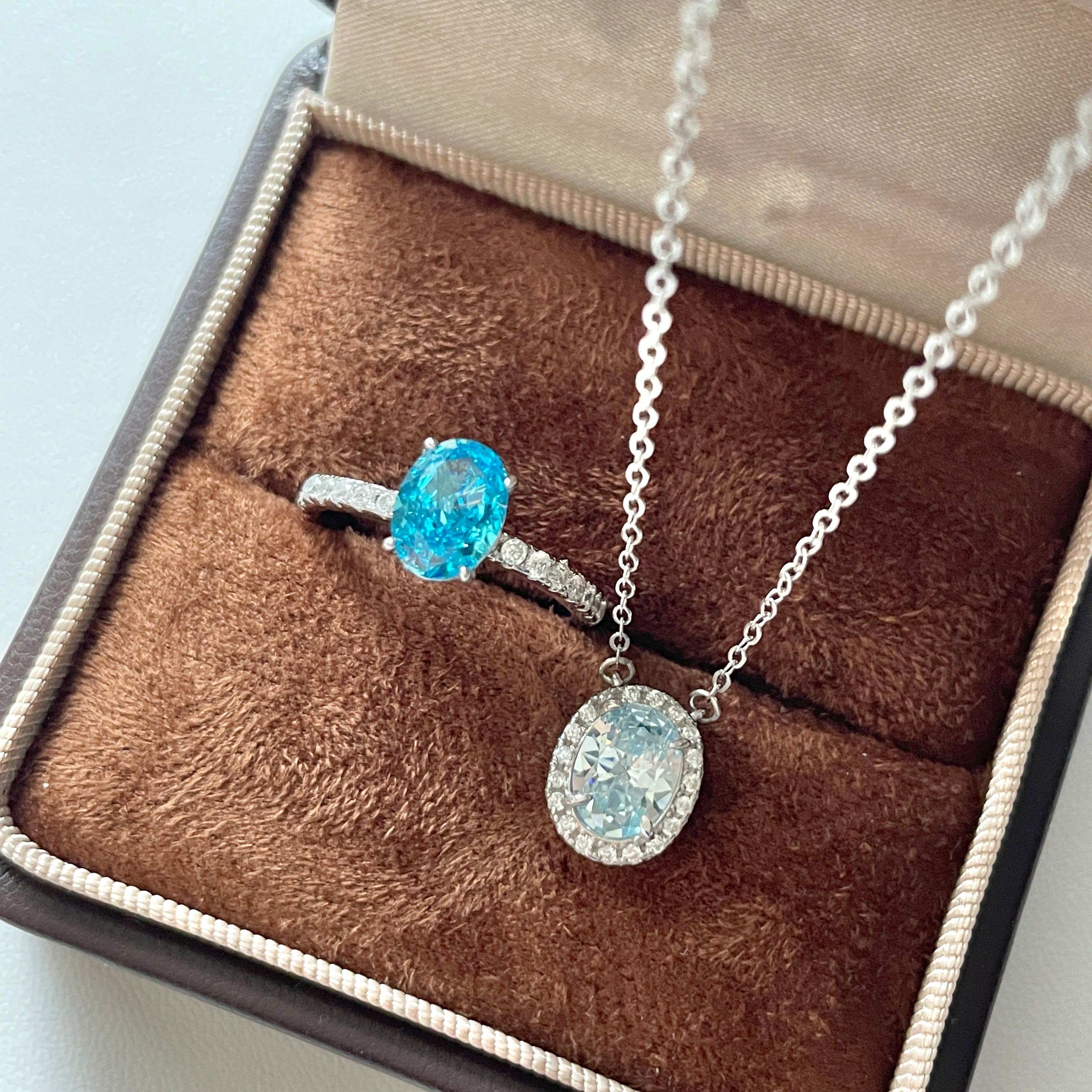 Tidal Blue Necklace & Ring