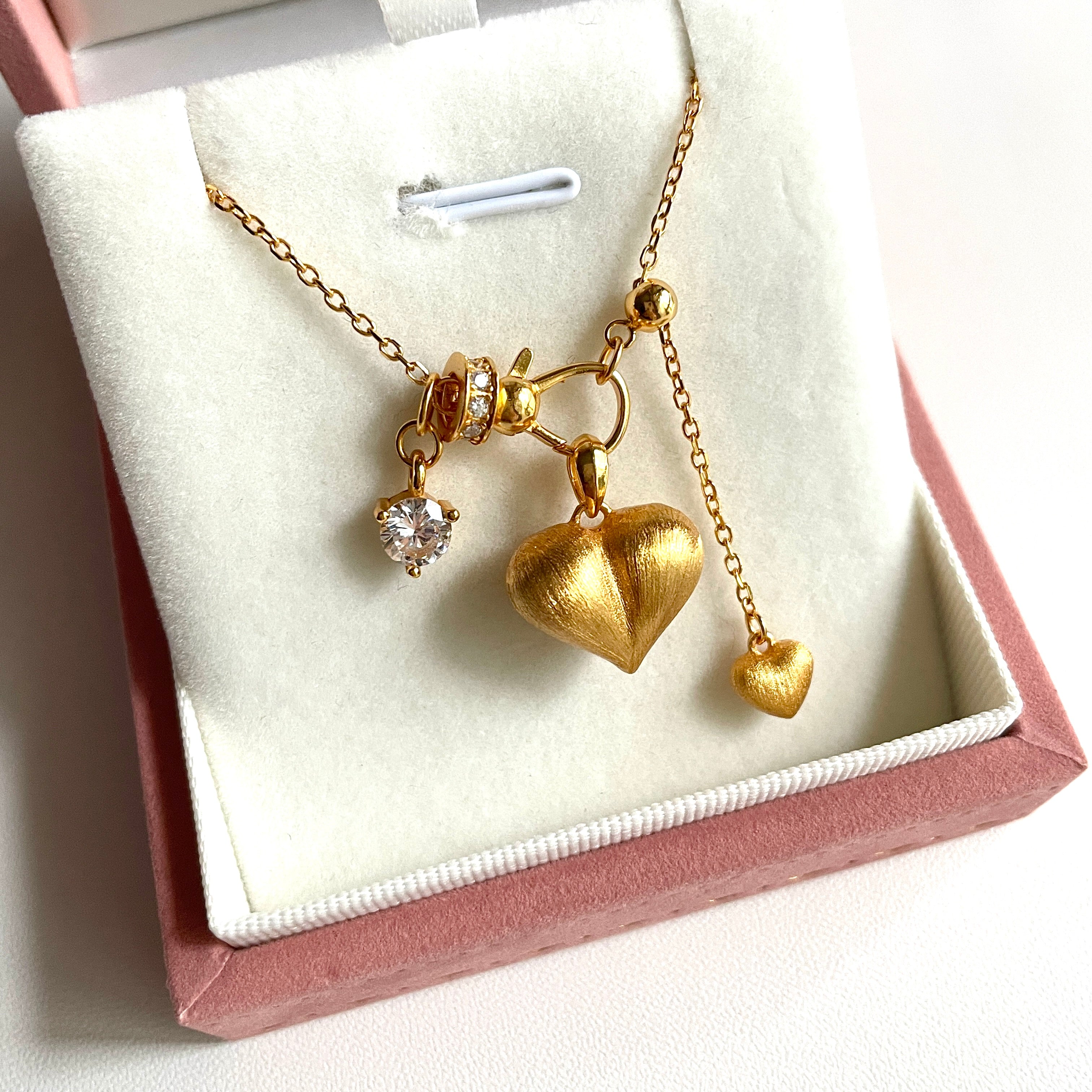 Heart Bubble Necklace