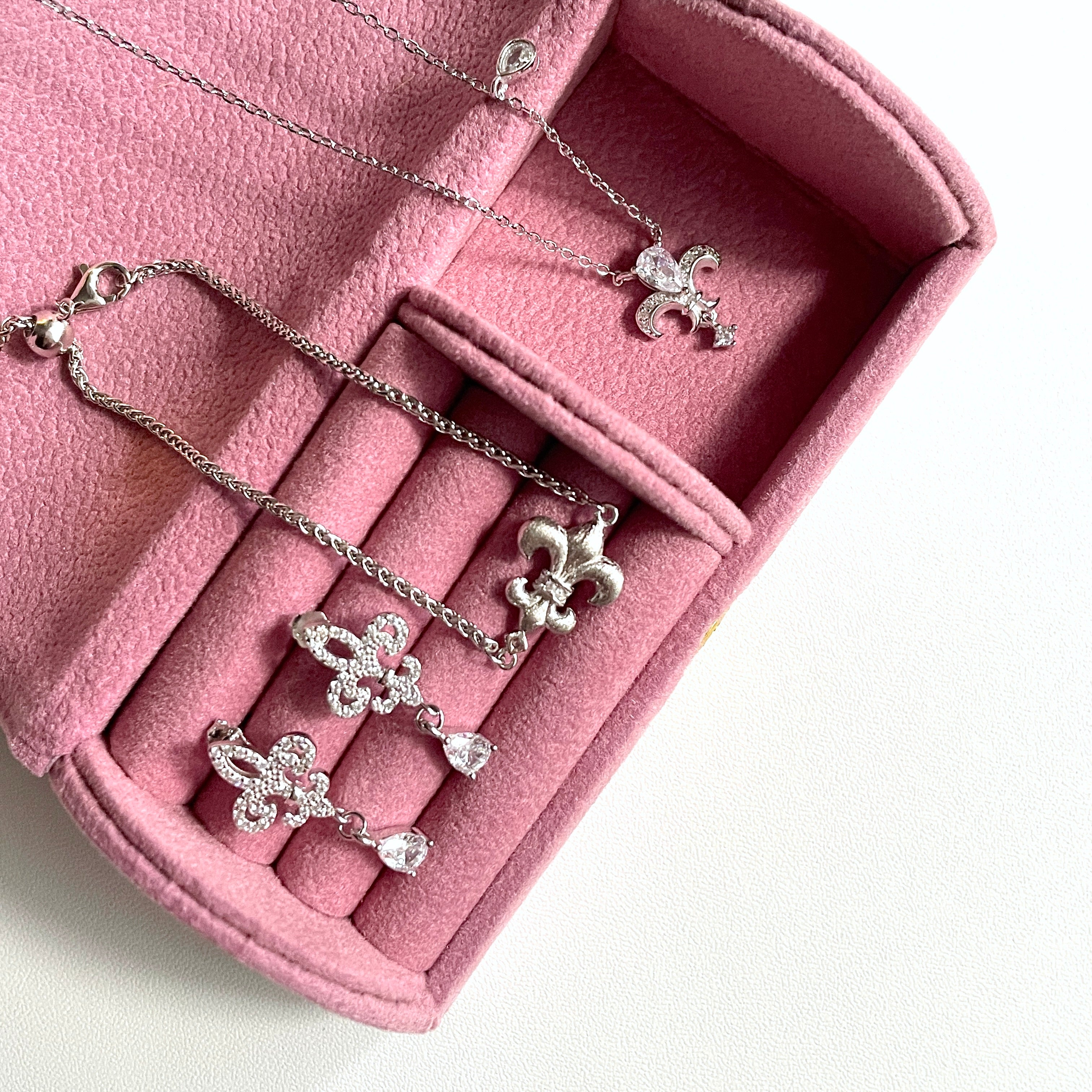 Iris Earrings, Bracelet & Necklace