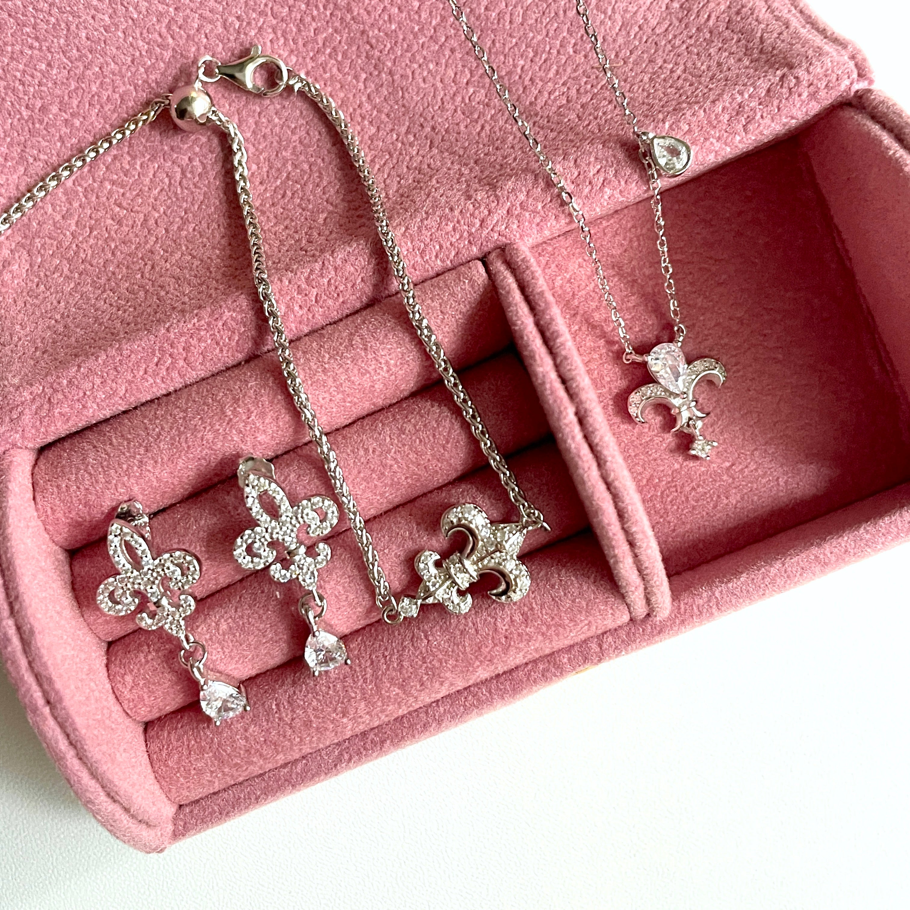 Iris Earrings, Bracelet & Necklace