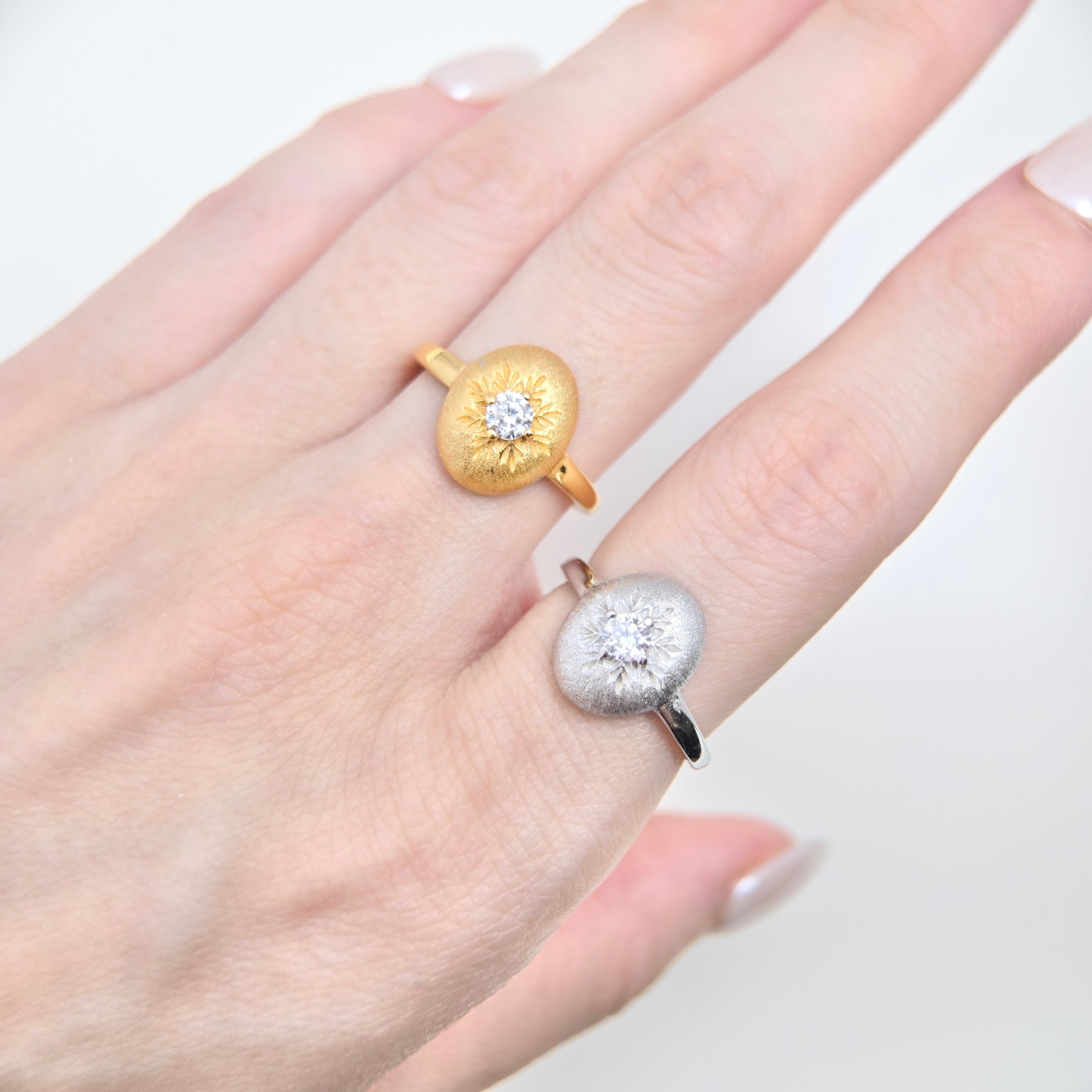 Nova Oval Earrings, Necklace & Ring
