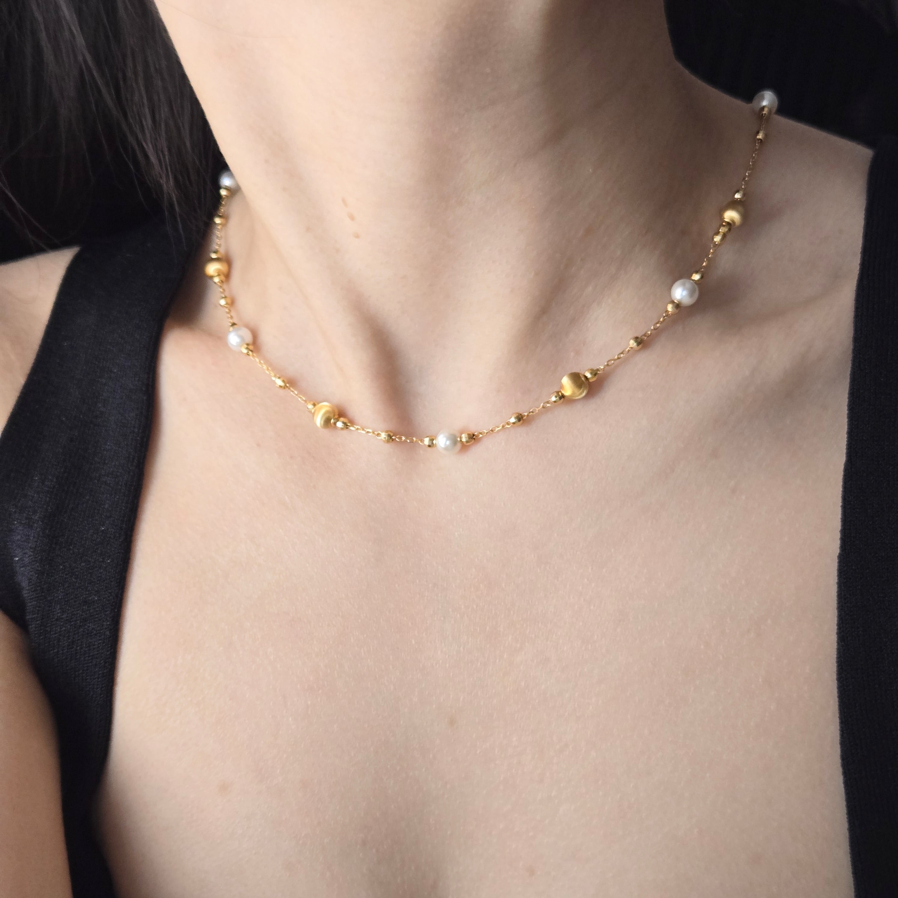 Cascade Pearl Bracelet & Necklace