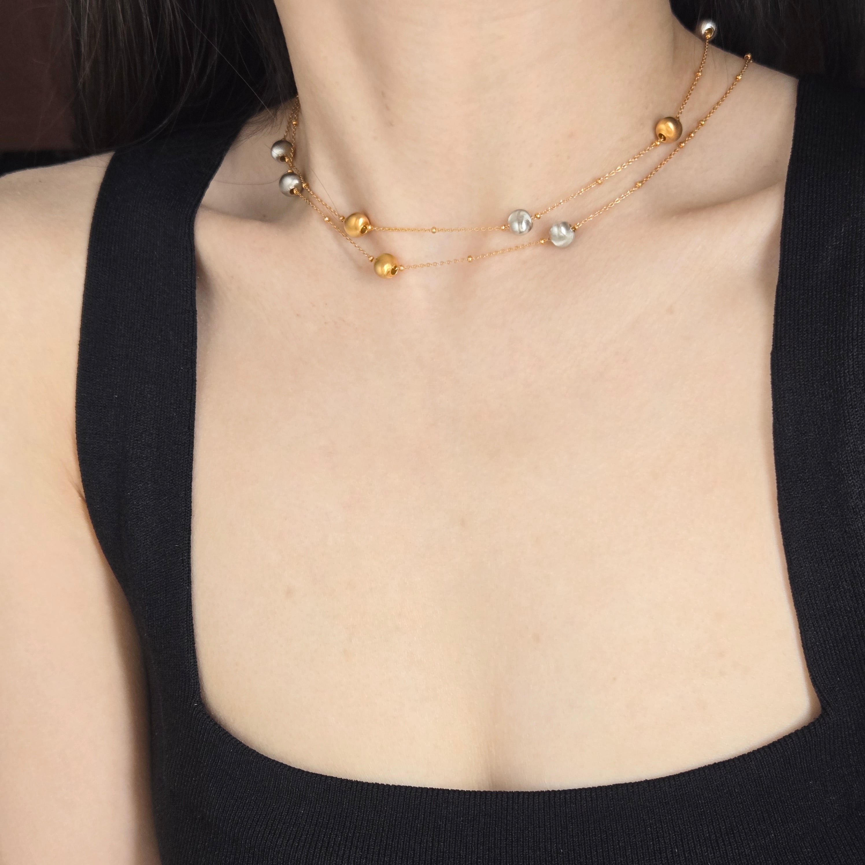 Cascade Mixed Necklace