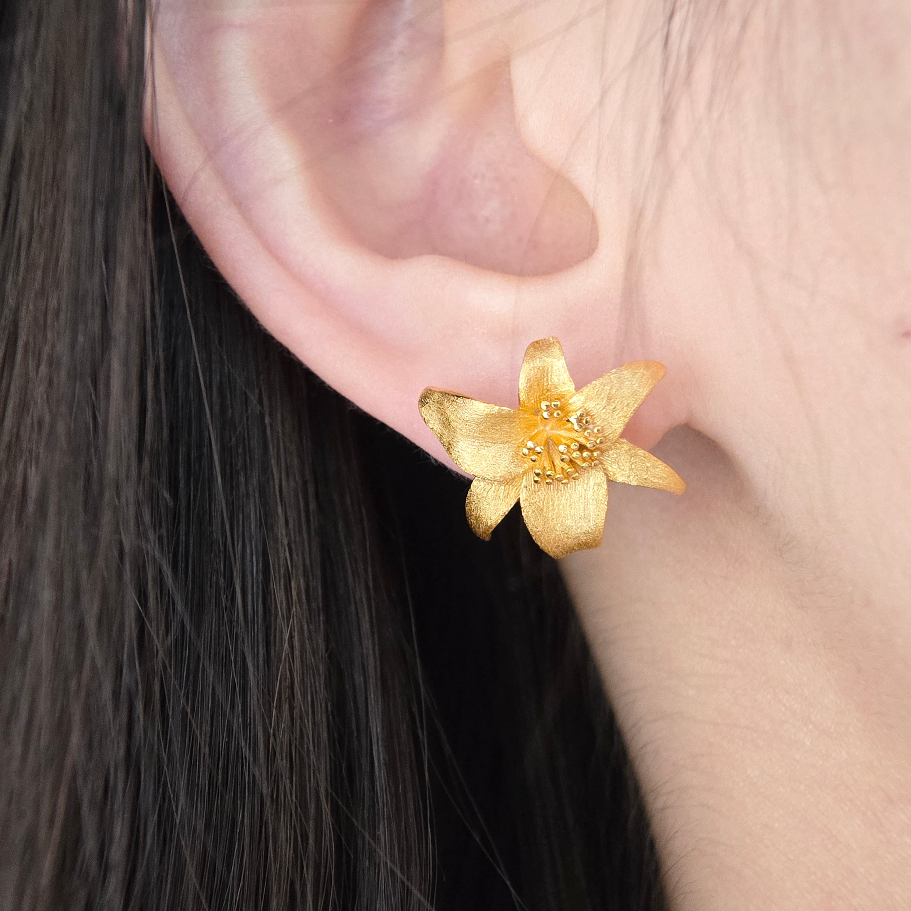 Felicity osmanthus Stud Earrings
