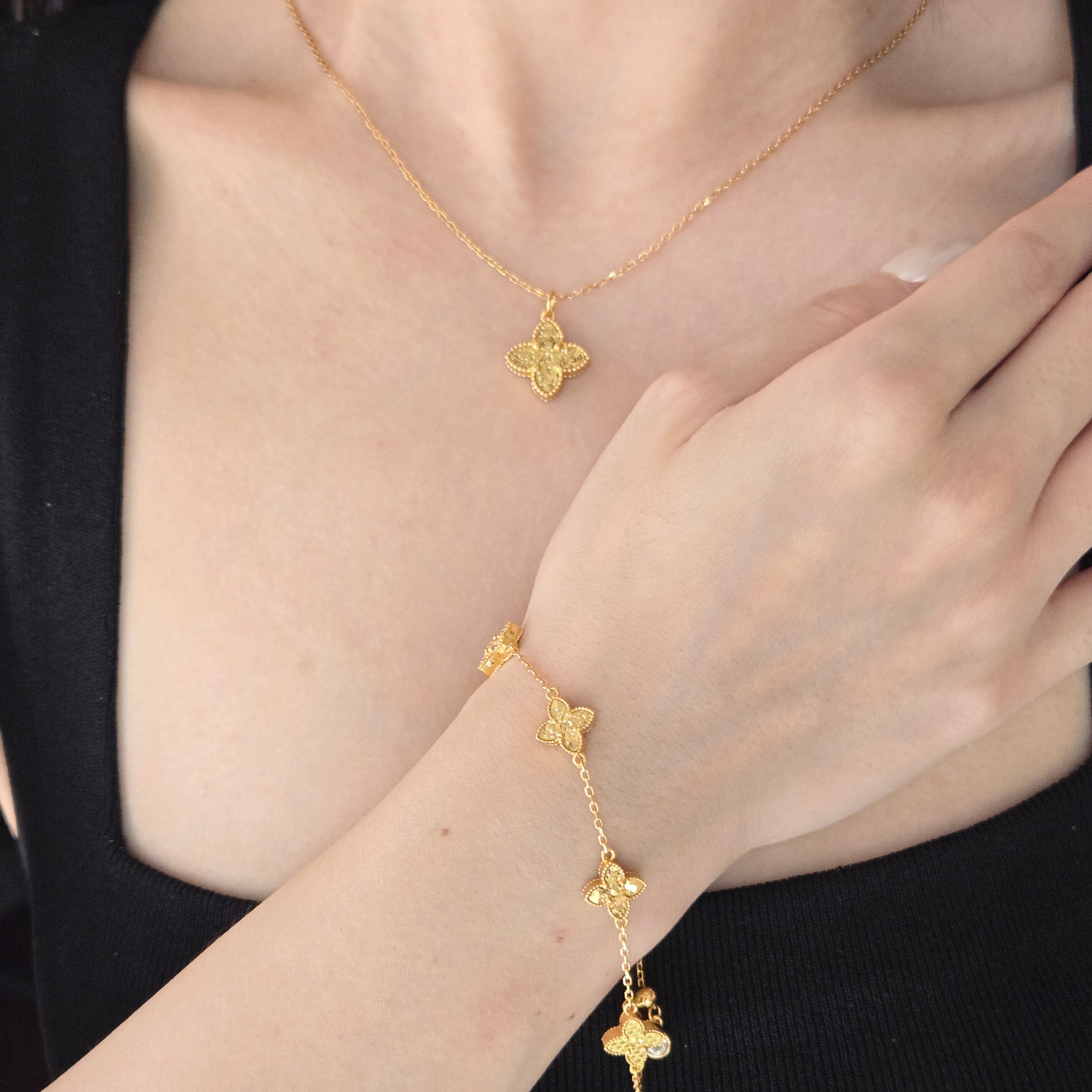 Ripple Bracelet & Necklace