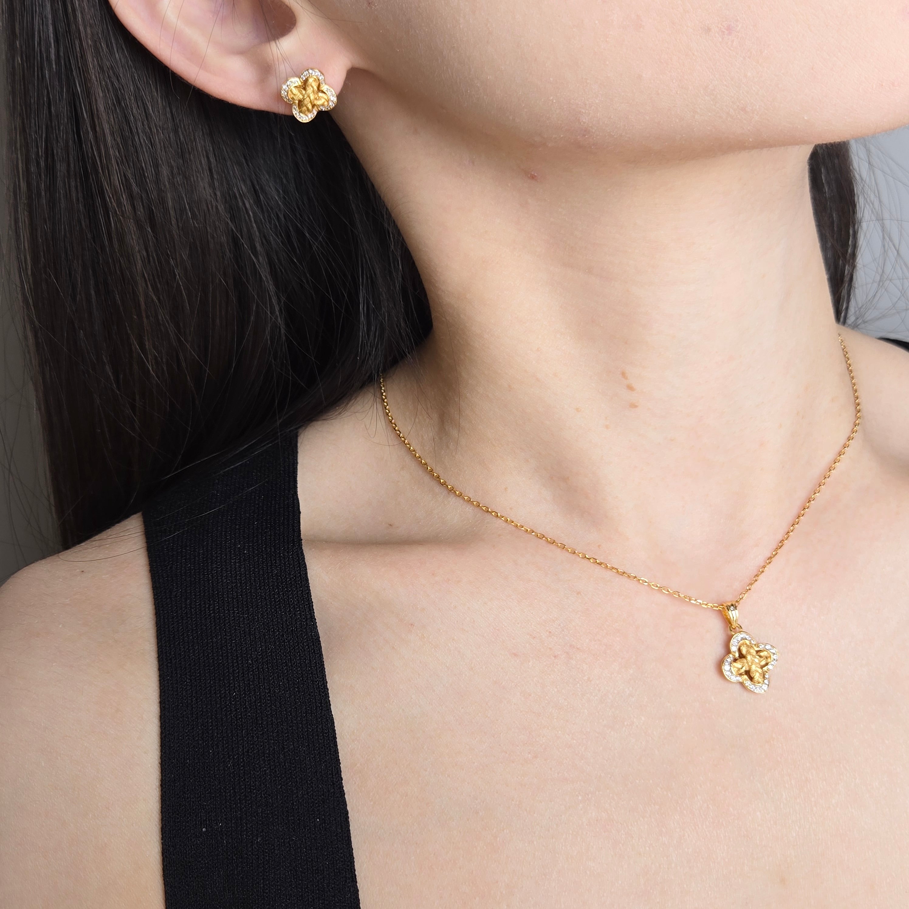 Scintilla Earrings, Necklace & Ring