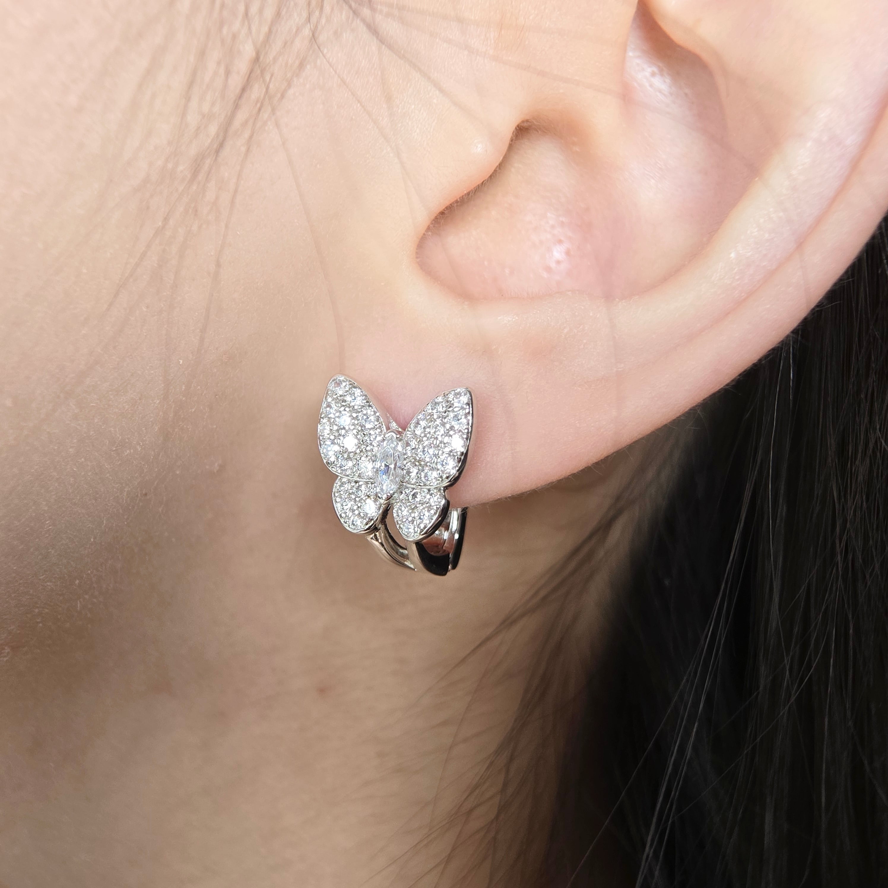 Cipher Hoop Earrings