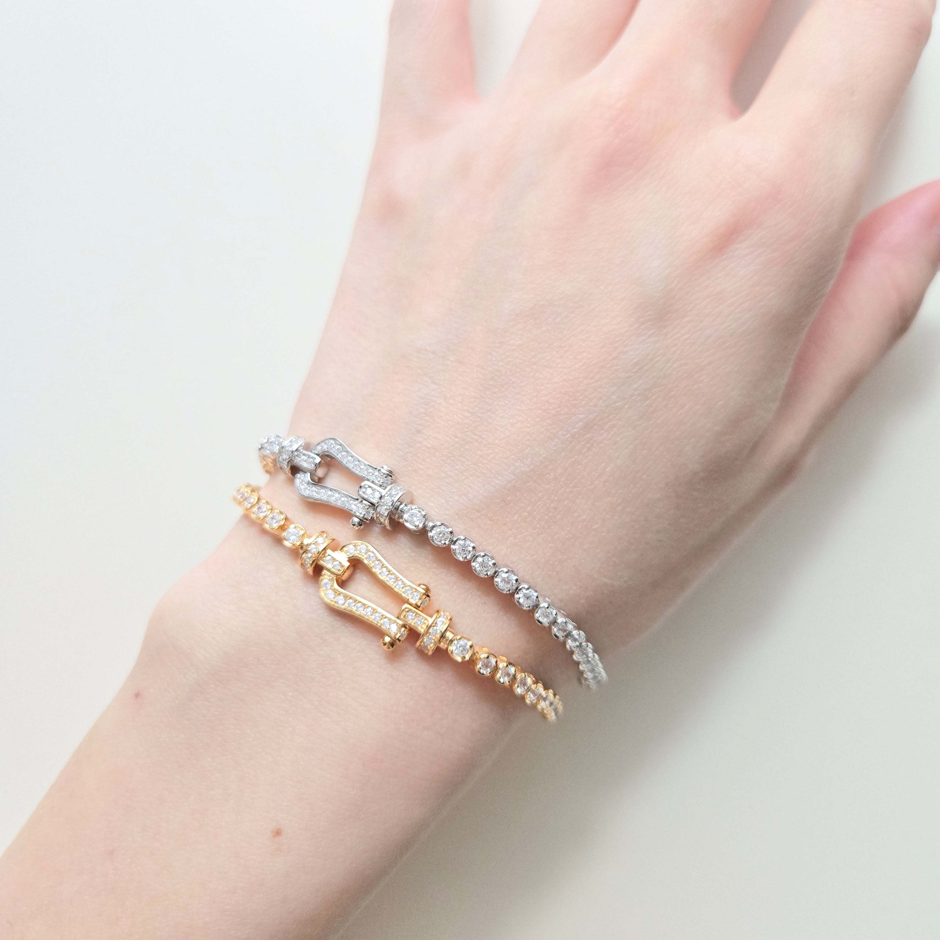 Lever Tennis Bracelet