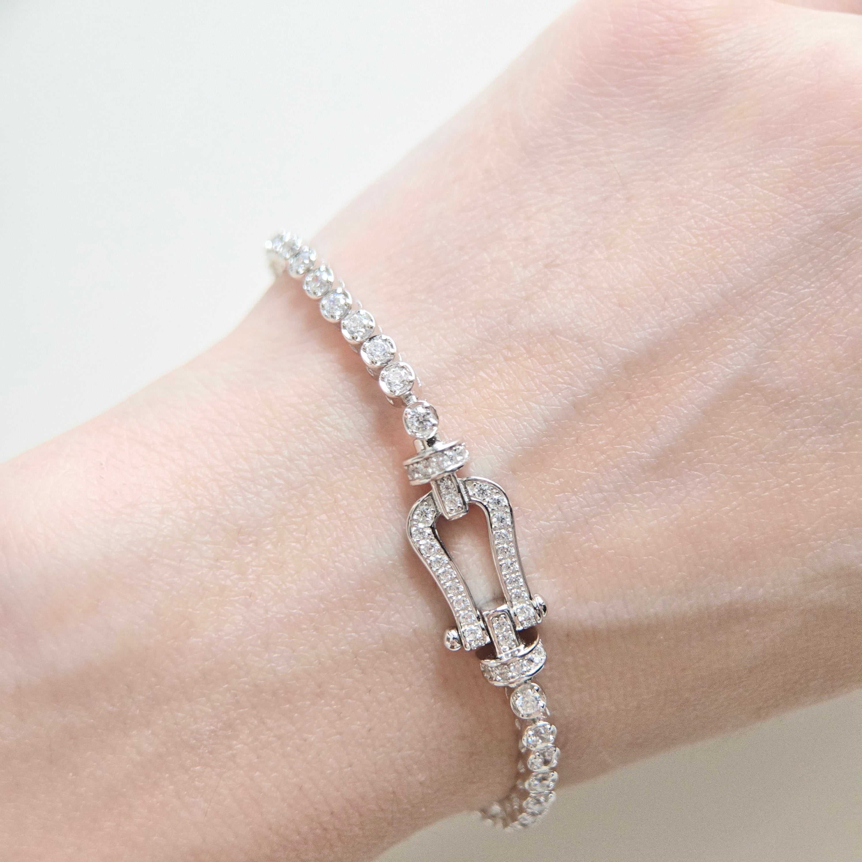 Lever Tennis Bracelet