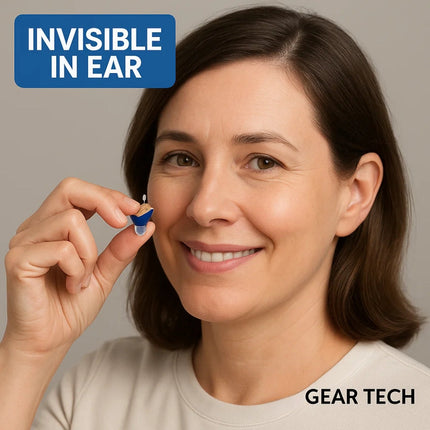 In-Ear Rechargeable Hearing Aids - Discreet All-Day Sound Amplifiers