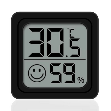 Indoor Climate Monitor - Digital LCD Thermometer and Hygrometer for Home
