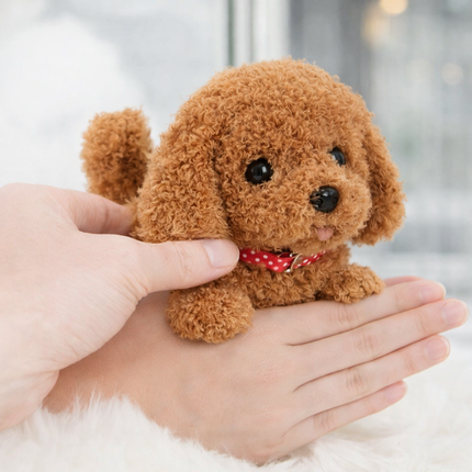 Plush Robot Dog - Interactive Walking, Barking, Tail-Wagging Puppy Toy