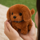 Plush Robot Dog - Interactive Walking, Barking, Tail-Wagging Puppy Toy