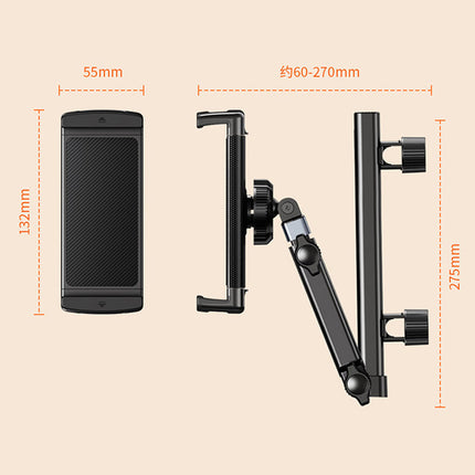 Tablet Holder for Car Headrest - Extendable iPad Mount with 360 Rotation