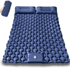 Extra-Wide Double Camping Mattress - Quick Inflate, Diamond Grid Support