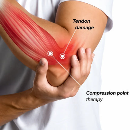 Knob Adjustment Elbow Brace - Precision Compression, Breathable Mesh