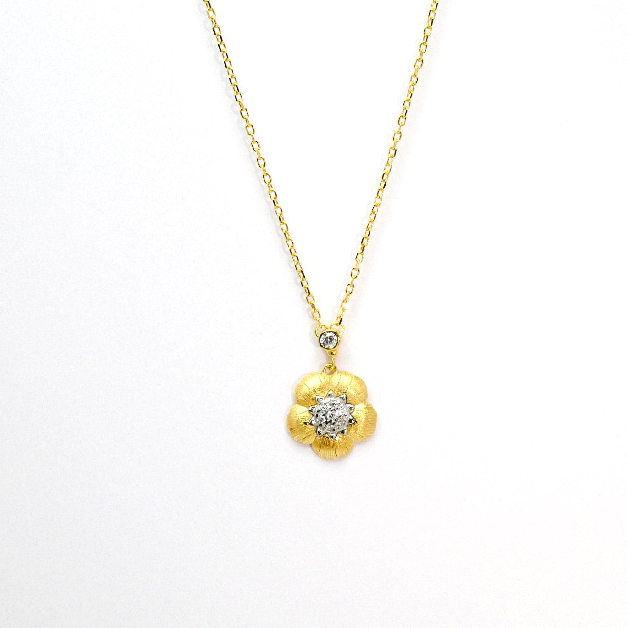 Felicity Paeonia Stud Earrings & Necklace
