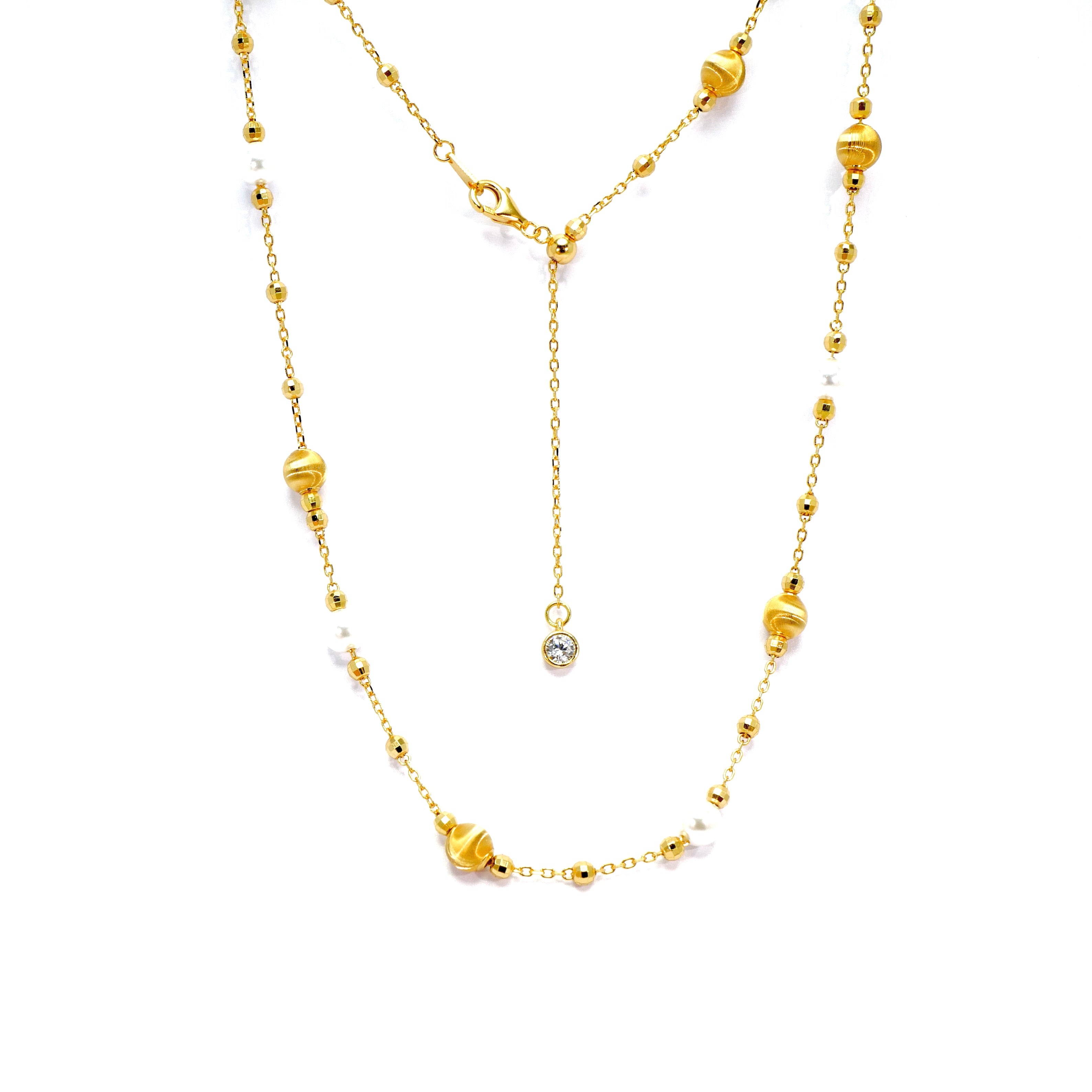 Cascade Pearl Bracelet & Necklace