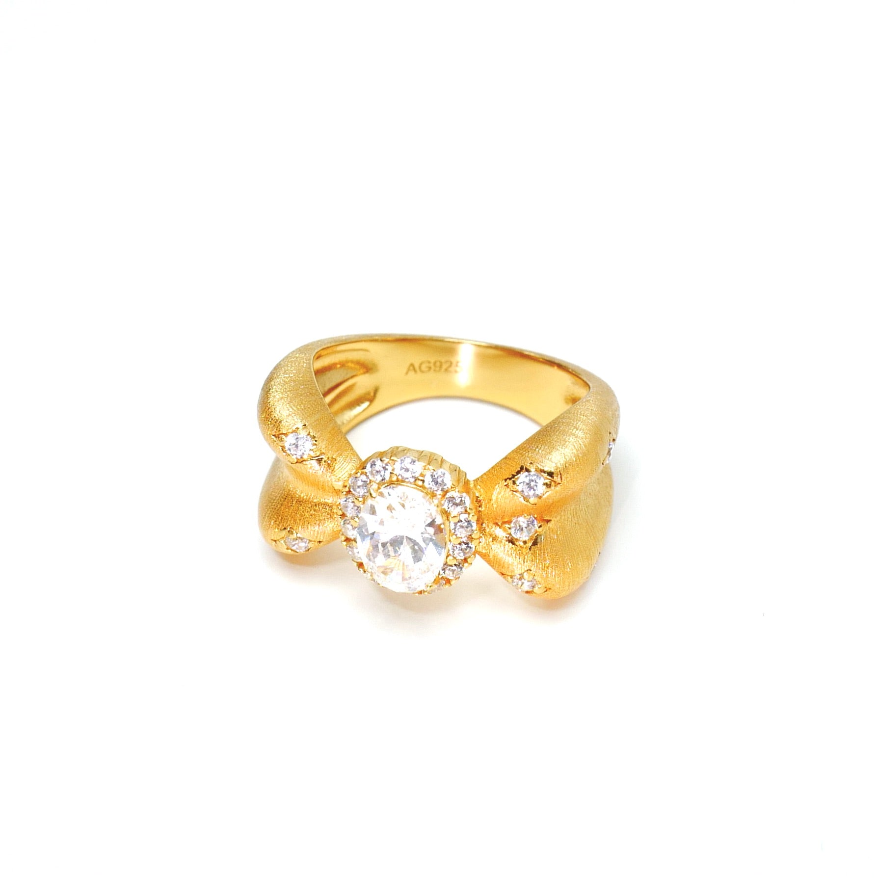 Ember White Ring