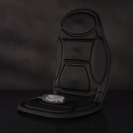 Heated Back Massager - 4-Mode Massage Seat Cushion, Car and Home Chair