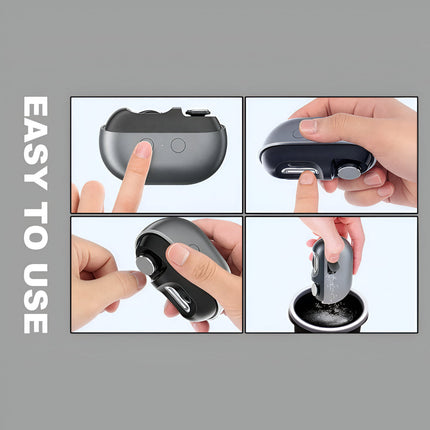 Electric Nail Clipper - LED Light, Rechargeable Two-Speed Grooming Tool