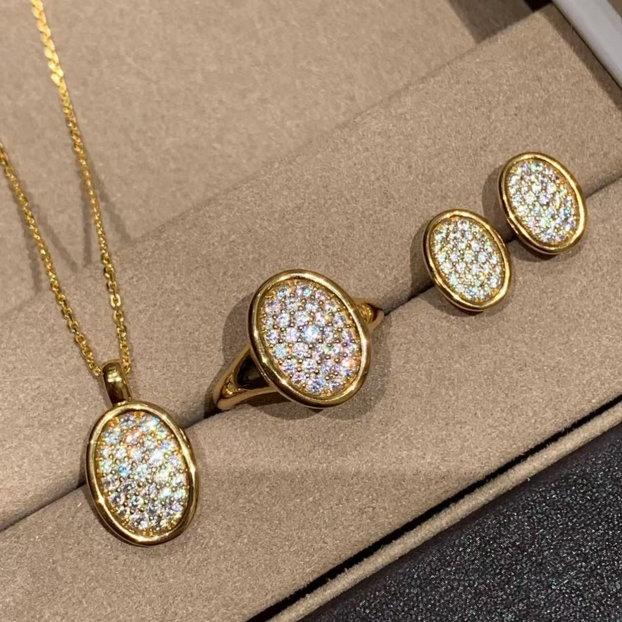 Lode Stud Earrings, Necklace & Ring